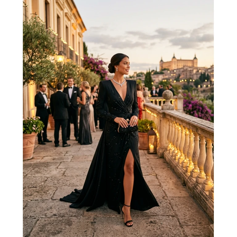 Gemma Deeks Style Guide: Black tie Holiday parties in Spain Summer 2026