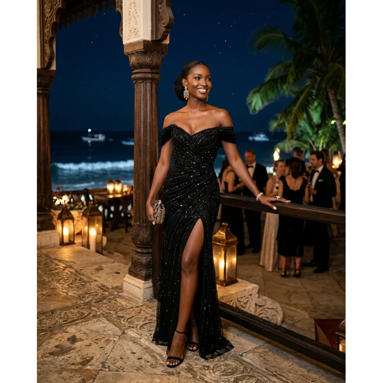 Gemma Deeks Style Guide: Black tie Holiday parties in Zanzibar Summer 2026