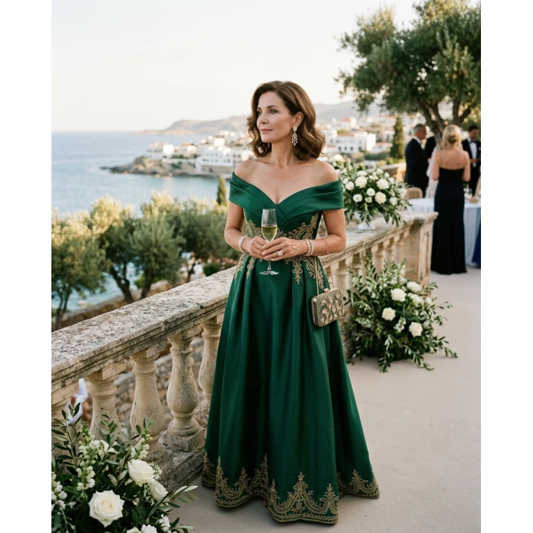 Gemma Deeks Style Guide: Black tie Mother’s Day in Crete Summer 2026