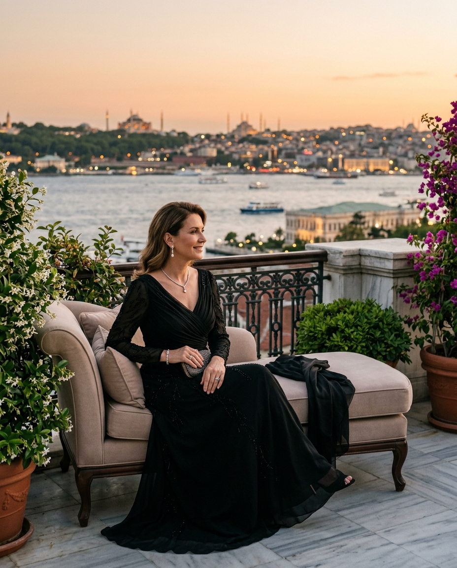 Gemma Deeks Style Guide: Black tie Mother’s Day in Istanbul Summer 2026