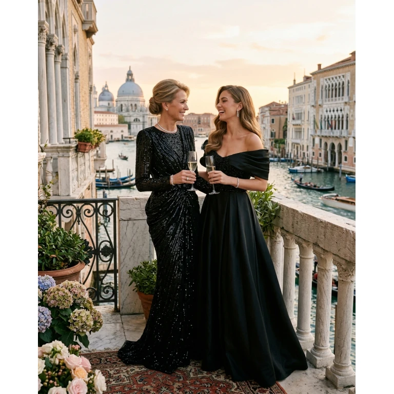 Gemma Deeks Style Guide: Black tie Mother’s Day in Venice Summer 2026