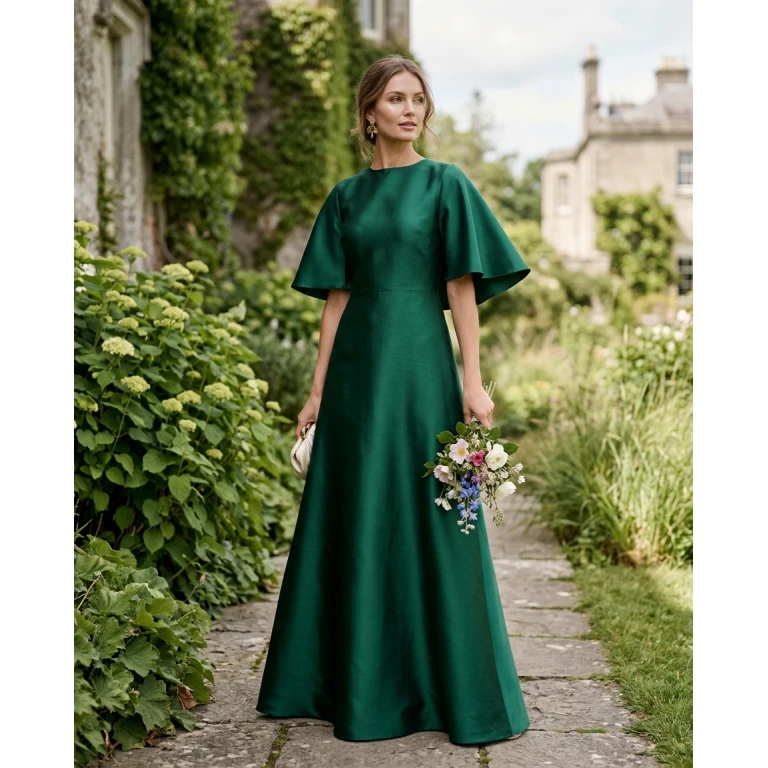 Gemma Deeks Style Guide: Black tie wedding guest dress in Ireland Summer 2026