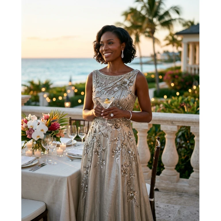 Gemma Deeks Style Guide: Cocktail Anniversary in Bahamas Summer 2026
