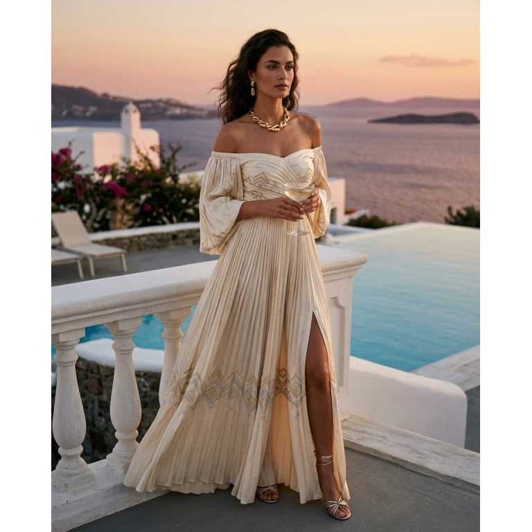 Gemma Deeks Style Guide: Cocktail Anniversary in Greece Summer 2026