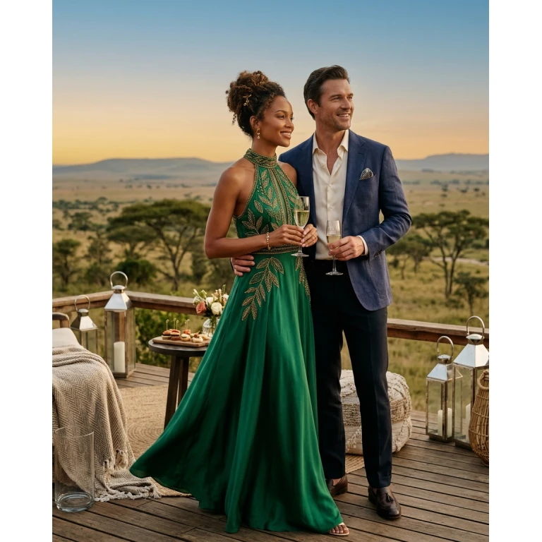 Gemma Deeks Style Guide: Cocktail Anniversary in Kenya Summer 2026