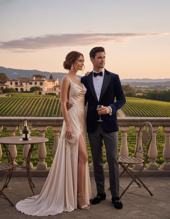 Gemma Deeks Style Guide: Cocktail Anniversary in Napa Valley Summer 2026