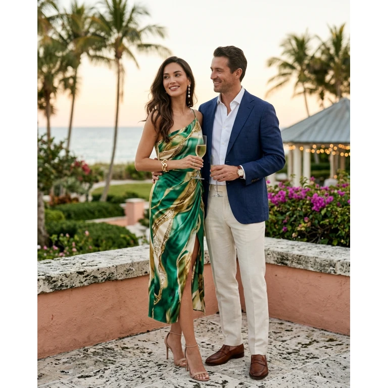 Gemma Deeks Style Guide: Cocktail Attire Anniversary in Florida Summer 2026