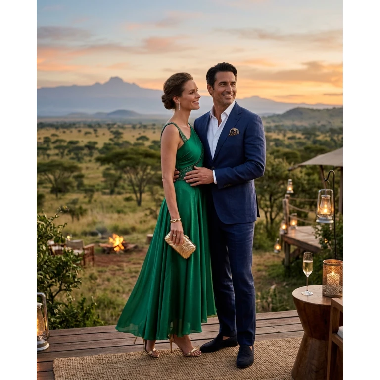 Gemma Deeks Style Guide: Cocktail Attire Anniversary in Kenya Summer 2026