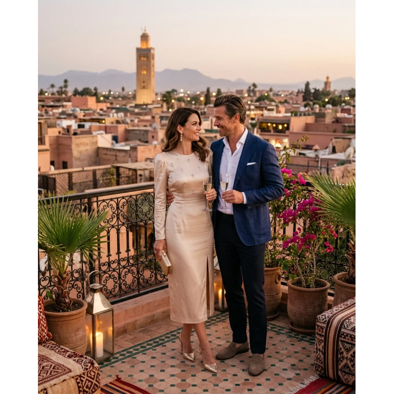 Gemma Deeks Style Guide: Cocktail Attire Anniversary in Marrakech Summer 2026