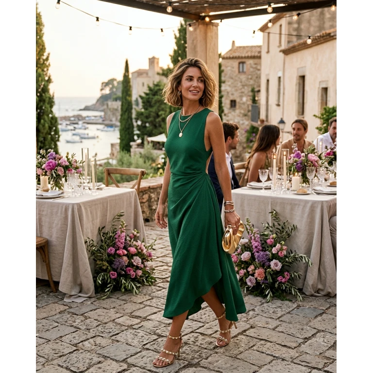 Gemma Deeks Style Guide: Cocktail Attire Birthday in Catalonia Summer 2026