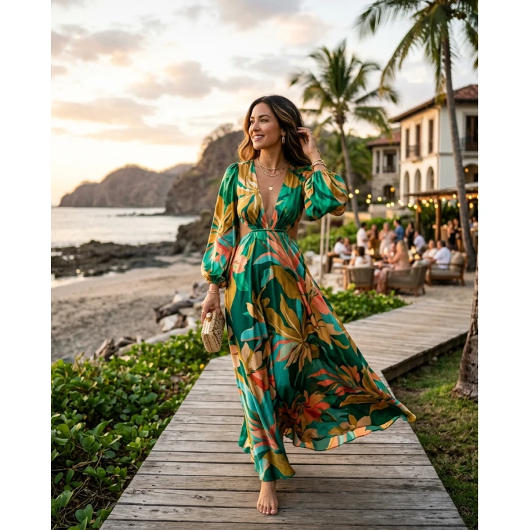 Gemma Deeks Style Guide: Cocktail Attire Birthday in Costa Rica Summer 2026