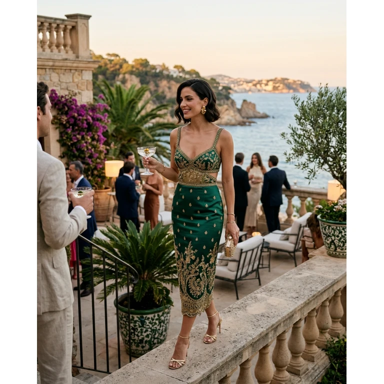 Gemma Deeks Style Guide: Cocktail Attire Birthday in Spain Summer 2026