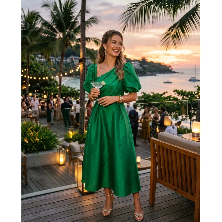 Gemma Deeks Style Guide: Cocktail Attire Birthday in Thailand Summer 2026