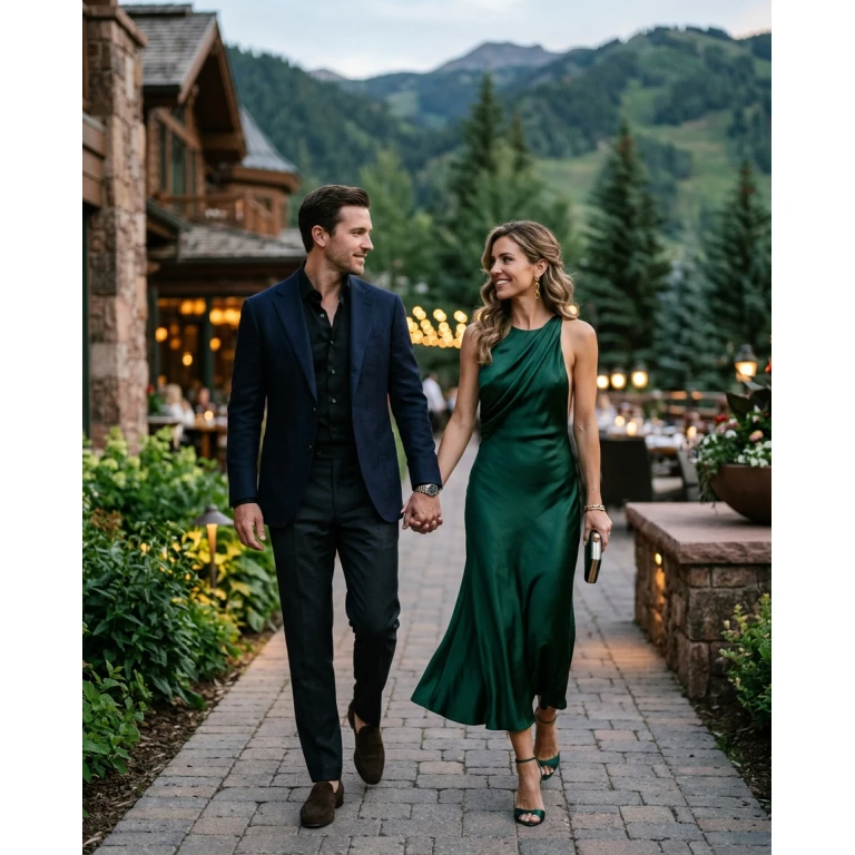 Gemma Deeks Style Guide: Cocktail Attire Date night in Aspen Summer 2026