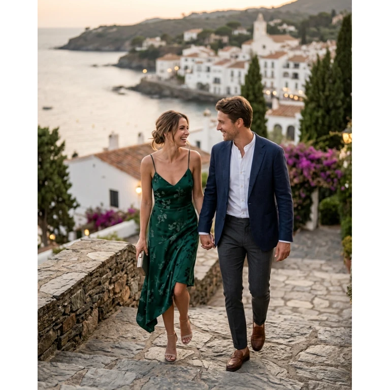 Gemma Deeks Style Guide: Cocktail Attire Date night in Catalonia Summer 2026
