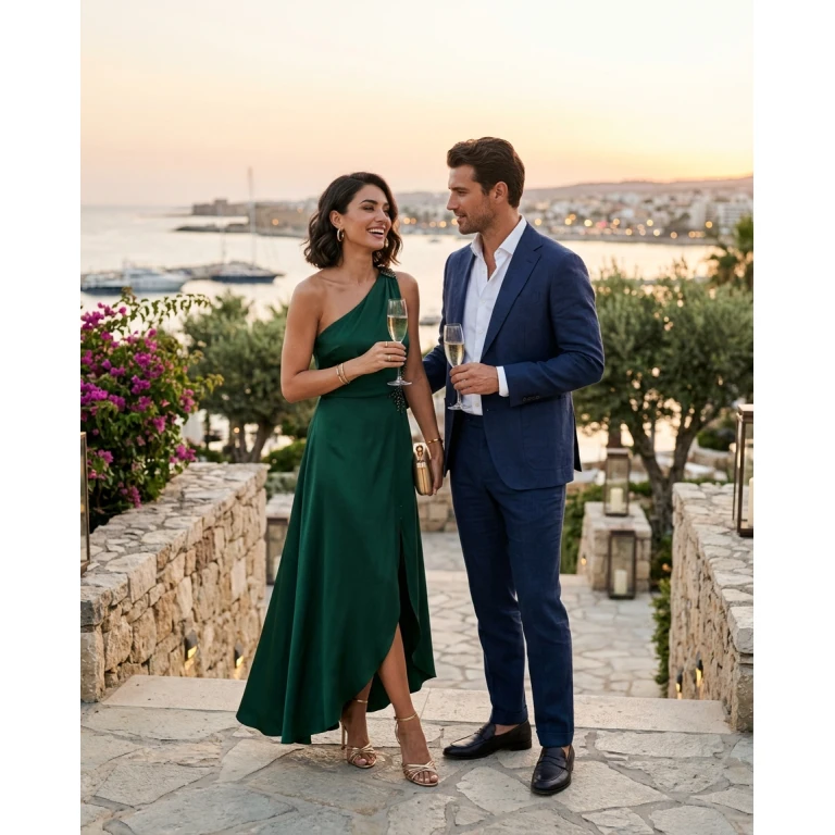 Gemma Deeks Style Guide: Cocktail Attire Date night in Cyprus Summer 2026