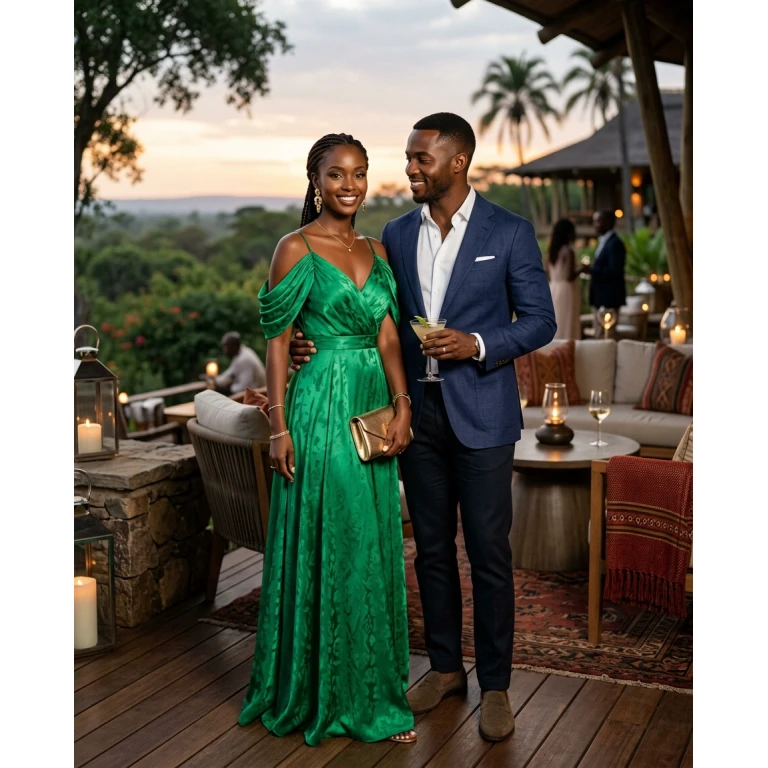 Gemma Deeks Style Guide: Cocktail Attire Date night in Kenya Summer 2026