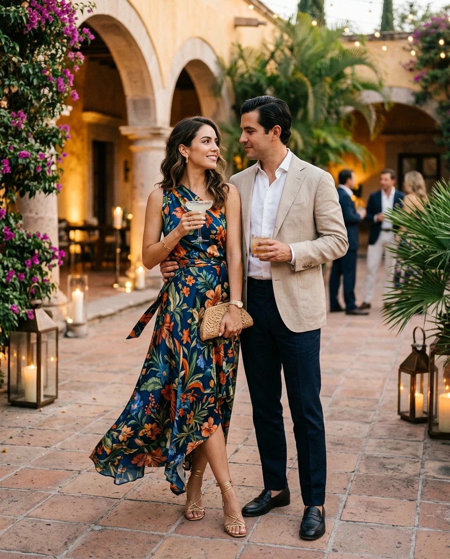 Gemma Deeks Style Guide: Cocktail Attire Date night in Mexico Summer 2026