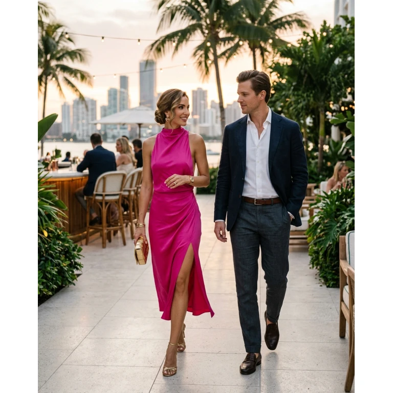 Gemma Deeks Style Guide: Cocktail Attire Date night in Miami Summer 2026