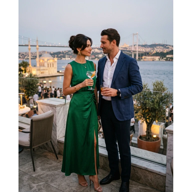 Gemma Deeks Style Guide: Cocktail Attire Date night in Turkey Summer 2026