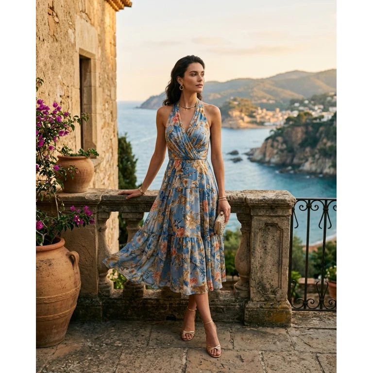 Gemma Deeks Style Guide: Cocktail Attire Designer Summer Dresses in Catalonia Summer 2026