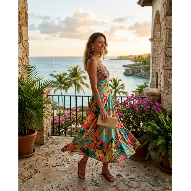 Gemma Deeks Style Guide: Cocktail Attire Designer Summer Dresses in La Romana Summer 2026