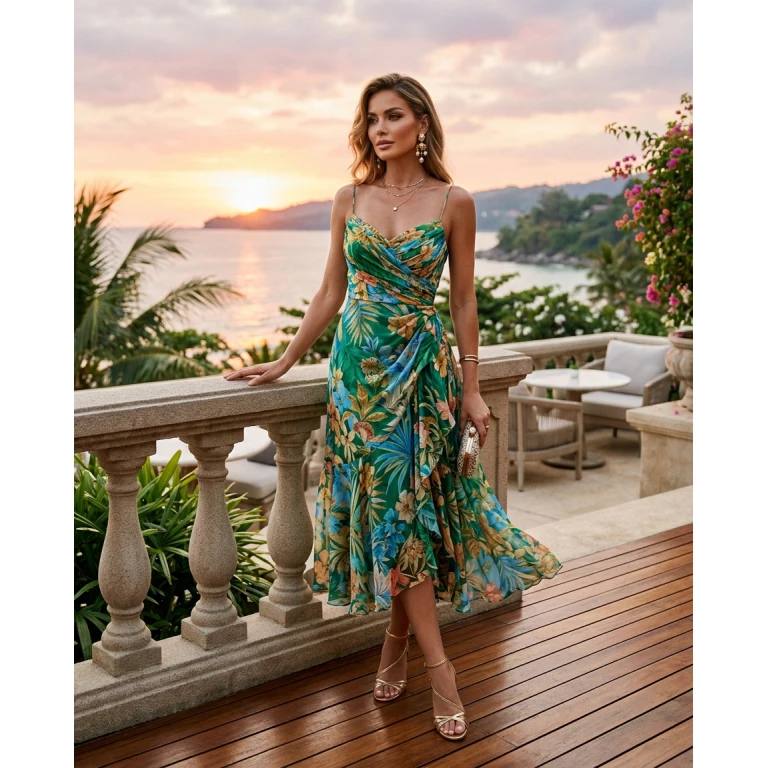 Gemma Deeks Style Guide: Cocktail Attire Designer Summer Dresses in Phuket Summer 2026