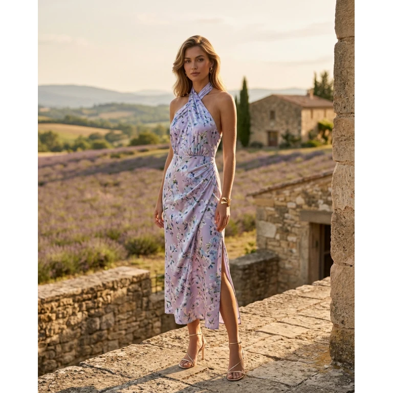 Gemma Deeks Style Guide: Cocktail Attire Designer Summer Dresses in Provence France Summer 2026