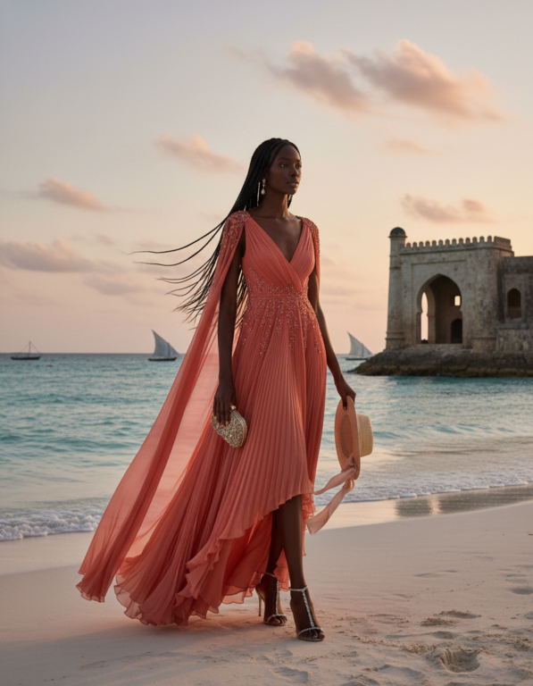 Gemma Deeks Style Guide: Cocktail Attire Designer Summer Dresses in Zanzibar Summer 2026