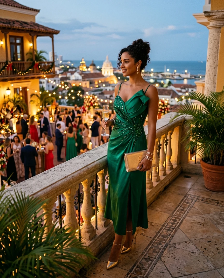 Gemma Deeks Style Guide: Cocktail Attire Holiday parties in Colombia Summer 2026