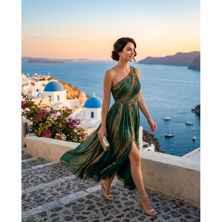 Gemma Deeks Style Guide: Cocktail Attire Holiday parties in Greece Summer 2026