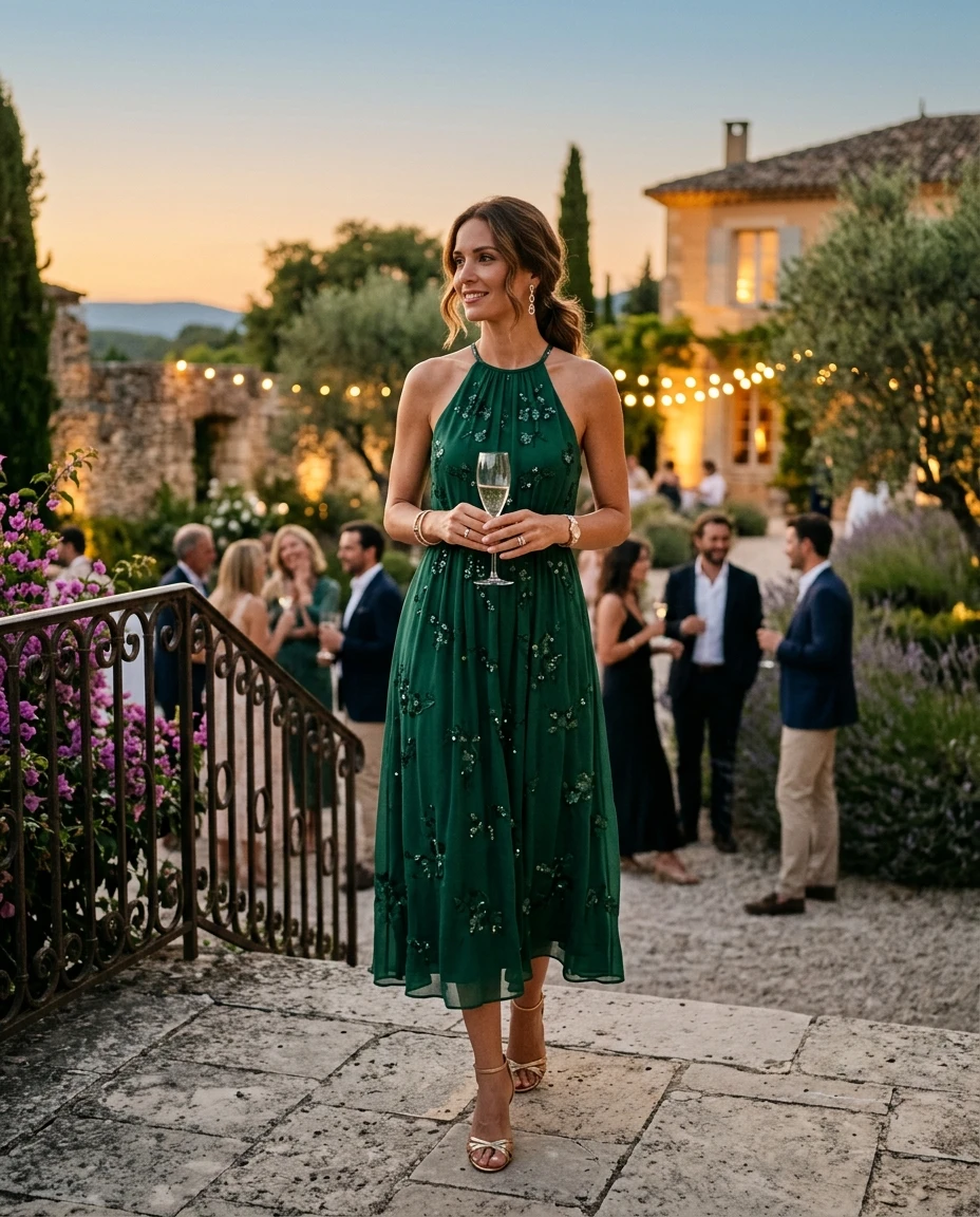 Gemma Deeks Style Guide: Cocktail Attire Holiday parties in Provence France Summer 2026