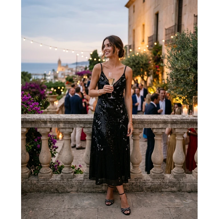 Gemma Deeks Style Guide: Cocktail Attire Holiday parties in Spain Summer 2026