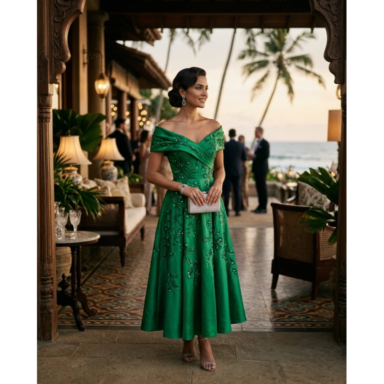 Gemma Deeks Style Guide: Cocktail Attire Holiday parties in Sri Lanka Summer 2026