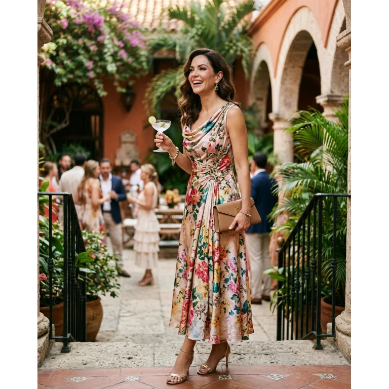 Gemma Deeks Style Guide: Cocktail Attire Mother’s Day in Colombia Summer 2026