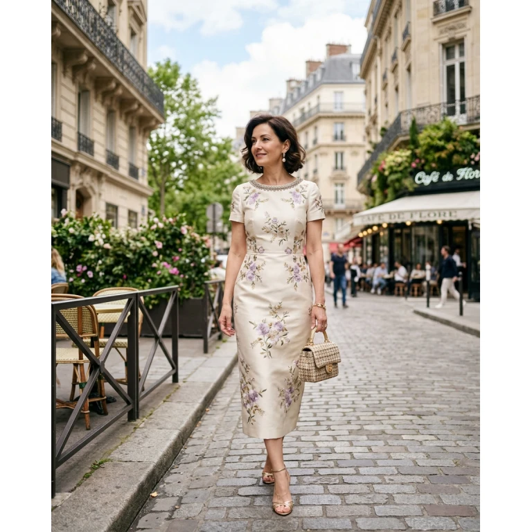 Gemma Deeks Style Guide: Cocktail Attire Mother’s Day in Paris Summer 2026