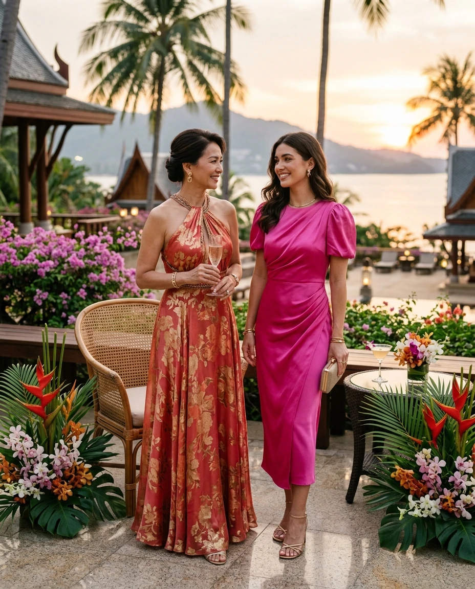 Gemma Deeks Style Guide: Cocktail Attire Mother’s Day in Thailand Summer 2026