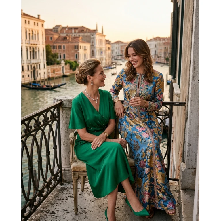Gemma Deeks Style Guide: Cocktail Attire Mother’s Day in Venice Summer 2026