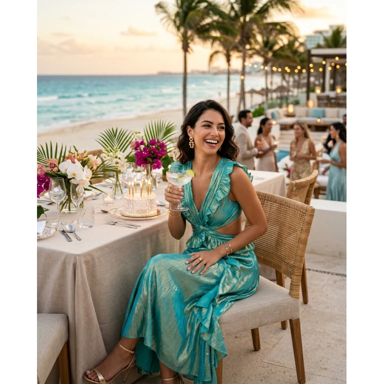 Gemma Deeks Style Guide: Cocktail Birthday in Cancun Summer 2026