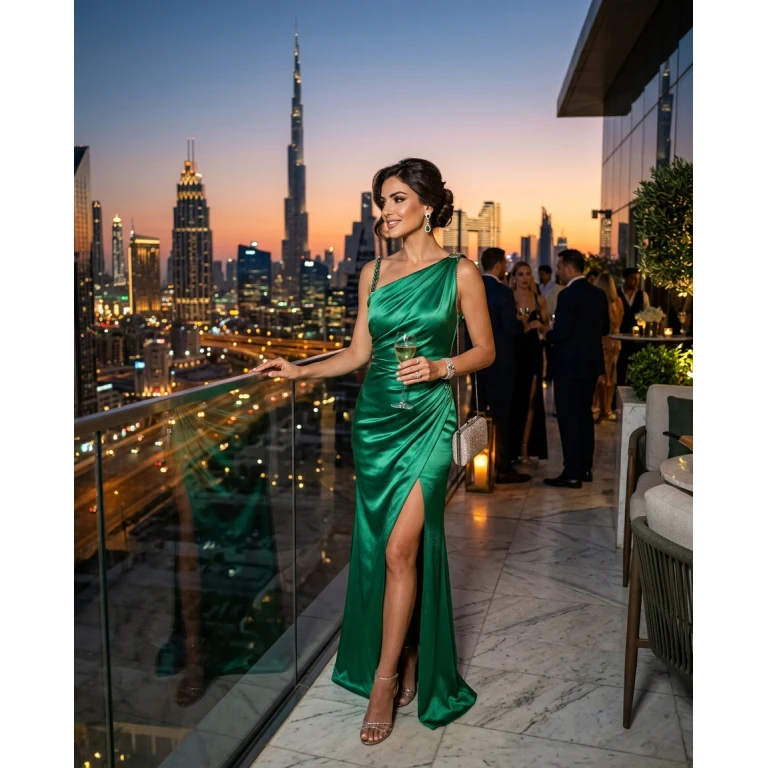 Gemma Deeks Style Guide: Cocktail Birthday in Dubai Summer 2026