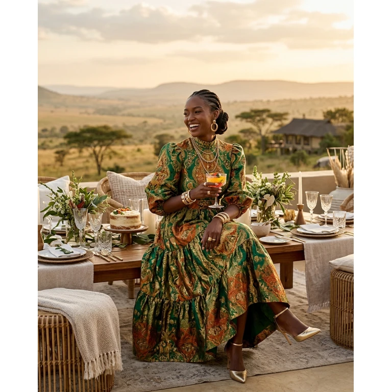 Gemma Deeks Style Guide: Cocktail Birthday in Kenya Summer 2026