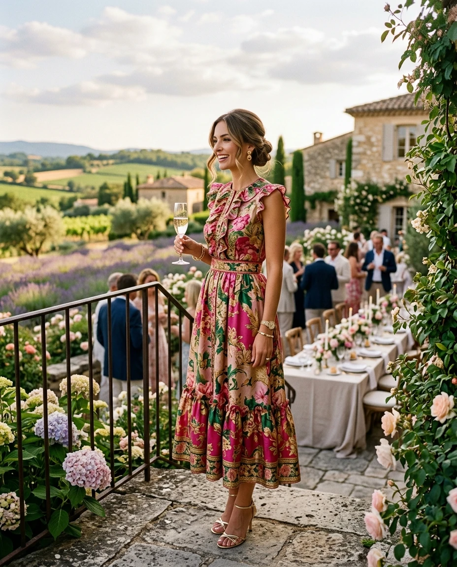 Gemma Deeks Style Guide: Cocktail Birthday in Provence France Summer 2026