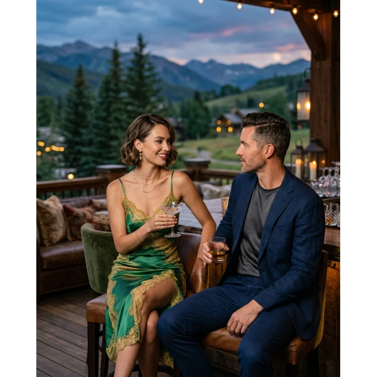Gemma Deeks Style Guide: Cocktail Date night in Aspen Summer 2026