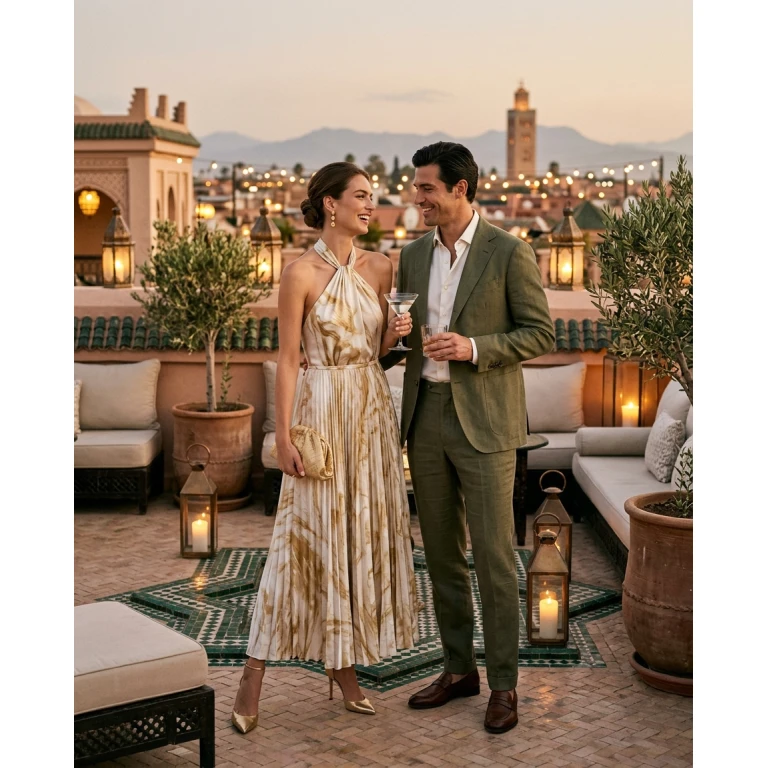Gemma Deeks Style Guide: Cocktail Date night in Marrakech Summer 2026