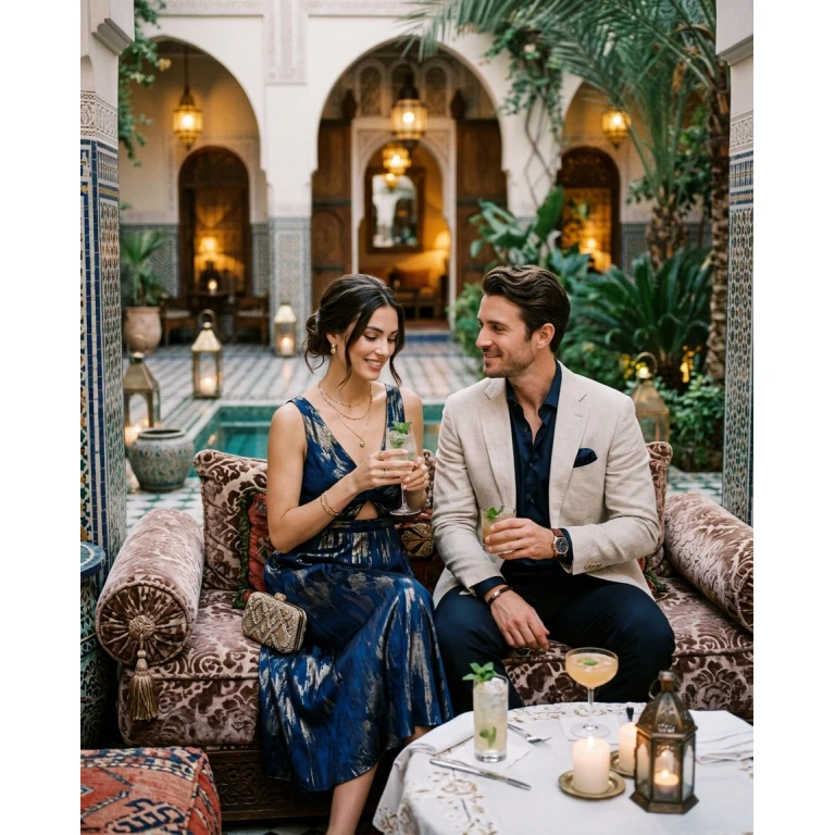 Gemma Deeks Style Guide: Cocktail Date night in Moroco Summer 2026