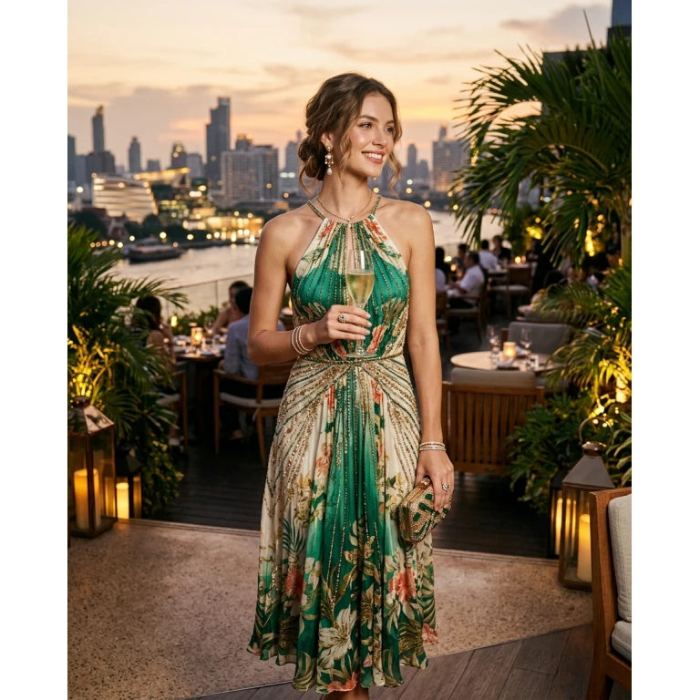 Gemma Deeks Style Guide: Cocktail Date night in Thailand Summer 2026