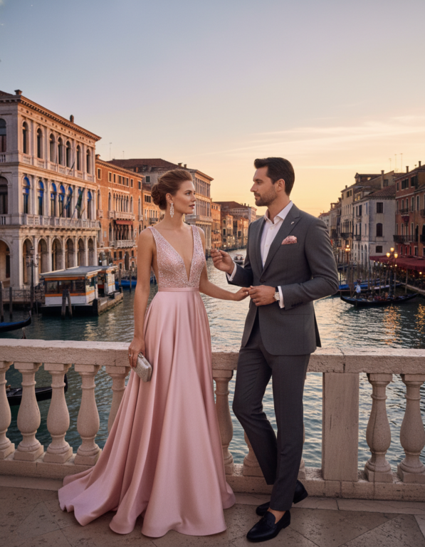 Gemma Deeks Style Guide: Cocktail Date night in Venice Summer 2026
