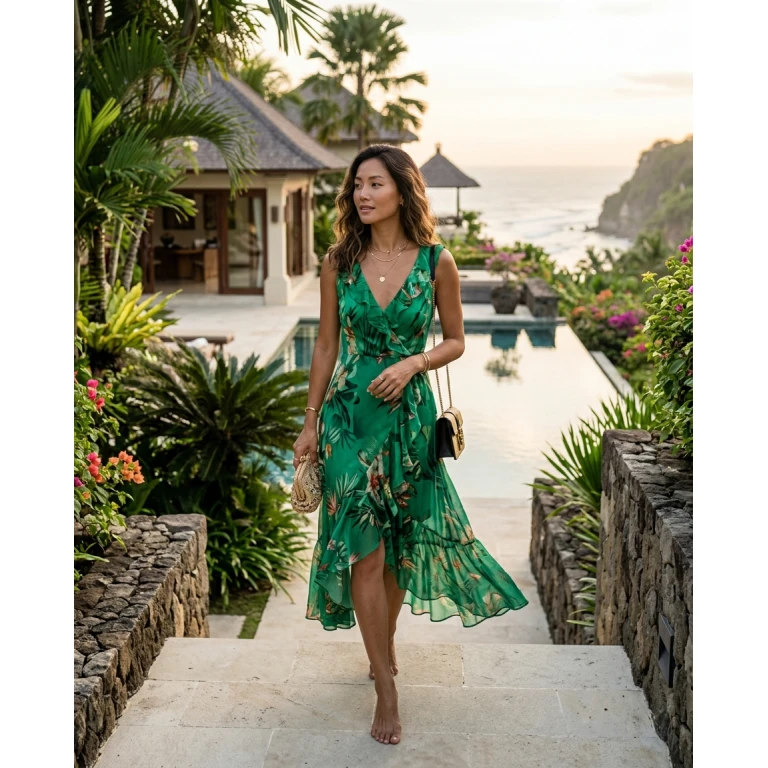 Gemma Deeks Style Guide: Cocktail Designer Summer Dresses in Bali Summer 2026