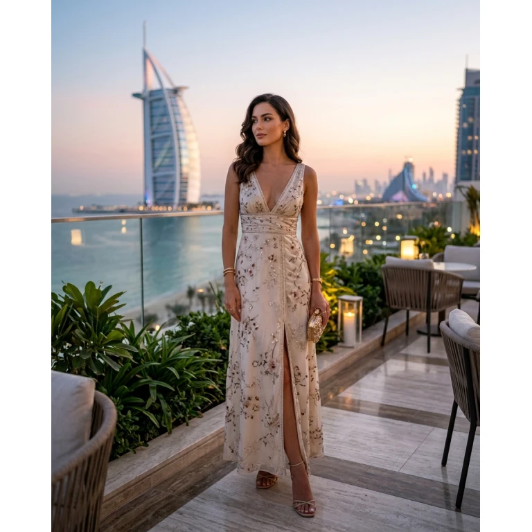 Gemma Deeks Style Guide: Cocktail Designer Summer Dresses in Dubai Summer 2026