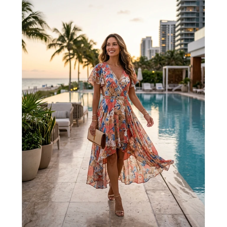 Gemma Deeks Style Guide: Cocktail Designer Summer Dresses in Miami Summer 2026